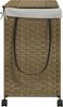 vidaXL Wäschekorb mit Rollen 60x35x60,5 cm Rattan 372039 Bild 5