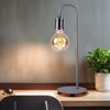 2er Set Tischlampe, nickel matt, grau, Höhe 43,8 cm Bild 4