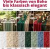DecoHomeTextil Heimtextilmanufaktur Tischläufer Musselin Tischläufer 80x300 cm Weicher Gaze Stoff mit Faltenoptik (1-tlg) Bild 4