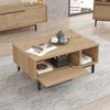 Couchtisch Majaajoå 90x60x38 cm Eichenoptik [en. casa] Bild 2