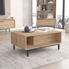Couchtisch Majaajoå 90x60x38 cm Eichenoptik [en. casa] Bild 3