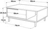 Couchtisch Majaajoå 90x60x38 cm Eichenoptik [en. casa] Bild 5