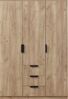 Kleiderschrank Eiselfing 176x120x52 cm 3 Schubladen [en. casa] Bild 4