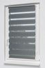 Qualitätsdoppelrollo mit Klemmträgern (B x H) 100cm x 150cm in grau/anthrazit, zum Klemmen und Schrauben Bild 5