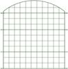 11tlg. Teichzaun Oberbogen, ca. 390 x 78,5 cm - Dunkelgrün Bild 5