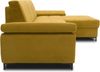 DOMO Collection Capelo FK, Ecksofa mit Armlehnfunktion, Federkern, Microfaser senf, 297 x 160 cm Bild 3