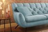 KAWOLA Sofa CHARME 3-Sitzer Cord hellblau 94 x 95 x 225 cm Bild 2