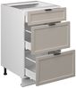Küchenunterschrank Fame-Line GrauBeige 50 cm , AP Goldkraft Vicco Bild 4