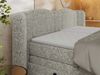Elektrisch Boxspringbett Multipocket-Matratzen, elektrisch verstellbar, Polsterbett mit Bettkästen - FORTINA - 180 x 200 cm - Beige Struktur - H4 Bild 5