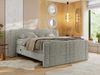 Elektrisch Boxspringbett Multipocket-Matratzen, elektrisch verstellbar, Polsterbett mit Bettkästen - FORTINA - 180 x 200 cm - Beige Struktur - H4 Bild 3
