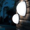 2er Set Moderne LED Halbkugel Solarleuchte für den Garten Bild 2