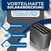KESSER® Pool Solarabdeckplane | Solarfolie Stärke 120µm | Solarabdeckung Solarplane zuschneidbar | Poolsolarplane Solar Folie inkl. 1x Schere, 1x Lochzange & 12x Ösen | Poolheizung für Wassererwärmung Schwarz, 600 x 400cm Bild 4
