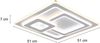 Trio Leuchten LED Deckenleuchte Mita weiß 51,5 cm dimmbar Bild 4