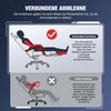 Hiazurm Gaming-Stuhl Gaming Stuhl Chair Gamer Sessel - Ergonomischer Gamer Stuhl (Tragkraft 150 Kg), Gamingstuhl mit Fußstütze Kopfstütze und Lordosenstütz PC Sessel Bild 2