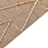 Teppich Jute beige geometrisches Muster 160 x 230 cm Kurzflor DADAY Bild 5