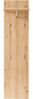 Garderobenpaneel Bari, Holzwerkstoff, Holzfarben, 40 x 158 x 30 cm Bild 2