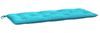 vidaXL Gartenbank-Auflagen, 2 Stk., Polyester, Türkis, 120 x 50 x 7 cm Bild 4