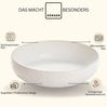 SÄNGER Servierschale Korfu, Steingut, (Set, 1-tlg), Obstschale, Creme Beige, Handmade, Premium Collection Bild 4