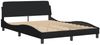 vidaXL Bett mit Matratze "Hvar" Schwarz 120x200 cm Stoff 3208522 Bild 4