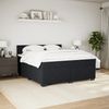 vidaXL Boxspringbett mit Matratze Schwarz 180x200 cm Samt 3286374 Bild 3