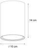 Qazqa LED Aufbaustrahler Deep, ohne Leuchtmittel, Extra-Warmweiß, QAZQA Aufbau­spot, gu10, Beige, Aluminium, Modern Bild 3