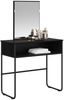 vidaXL Schminktisch Schwarze Eiche 81 x 40 x 131 cm Holzwerkstoff 8007689 Bild 3