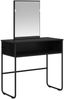 vidaXL Schminktisch Schwarze Eiche 81 x 40 x 131 cm Holzwerkstoff 8007689 Bild 2