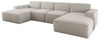 Kaiser Möbel Ecksofa Eckcouch U form, SIENA stoff Poso, Maloy, Salvador,Velo, Artico, U-Form, Wahl aus 4 Stoffen, Komfortsitz mit HR-Schaum Bild 4