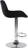 2er Set Barhocker Lentini, drehbar, Schwarz, Chrom, Samt Bild 5