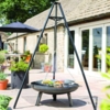 RedFire Dreibein Grill Schwarz 172 cm BBQ TRIPOD 411811