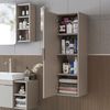 Roomart LYCIA-60 Badmöbel - nur Hochschrank - H 114 x B 32 x T 35 cm • Beige Bild 2