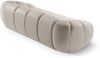Micadoni Sofa Diana 3-Sitzer XL Samt Beige Bild 3
