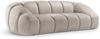 Micadoni Sofa Diana 3-Sitzer XL Samt Beige Bild 2