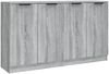 Sideboards 2 Stk. Grau Sonoma 60 x 30 x 70 cm Holzwerkstoff [3115778] Bild 2