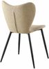 Esszimmerstuhl COLON - Stoff Taupe 50x58x80 cm | Essstühle Esszimmerstühle Küchenstühle Wohnzimmerstühle Bild 4