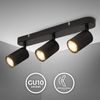 B.K.Licht LED Deckenspot LED Deckenlampe 39cm 3-flammig Spots schwenkbar - BKL1579, ohne Leuchtmittel, 2700K - Extra-Warmweiß, Schwenkbar, GU10 Fassung Bild 4
