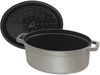 Staub La Cocotte 29cm oval Graphit-grau, Gusseisen Bild 3
