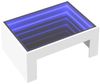 vidaXL Couchtisch mit Infinity-LED Weiß 70x50x30 cm 847609 Bild 3