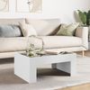 vidaXL Couchtisch mit Infinity-LED Weiß 70x50x30 cm 847609 Bild 4