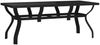vidaXL Gartentisch Schwarz 180x80x70 cm Stahl und Glas 318769 Bild 2