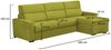 Dmora Sofa mit Halbinsel Vigonovo, Ecksofa für Wohnzimmer, gepolstert, abnehmbarer Bezug, 100 % Made in Italy-Qualität, 280x160 h100 cm, Grün Bild 3