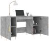vidaXL Schreibtisch Betongrau 140x50x75 cm Holzwerkstoff 829536 Bild 4