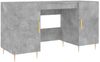 vidaXL Schreibtisch Betongrau 140x50x75 cm Holzwerkstoff 829536 Bild 2