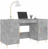 vidaXL Schreibtisch Betongrau 140x50x75 cm Holzwerkstoff 829536 Bild 3