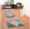 Paco Home Läufer Kosy 310, rechteckig, Höhe: 15 mm, Teppich-Läufer, Kurzflor, modernes Design, Pastell-Farben Bild 2