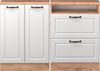 Küchenschrank für Dachschrägen R-Line Weiß Landhaus 120 cm 2er Set Vicco Bild 4
