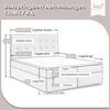 Best for Home Boxspringbett mit Bettkasten Trinity K8 Lux, mit Bettkasten inkl. 7 cm Topper (140x200 160x200 180x200 200x200 cm), Verschiedene Liefermöglichkeiten, TOP Preis-Leistungs-Verhältnis Bild 2