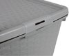 Aufbewahrungsbox 40 L Rattanoptik Dekobox Aufbewahrungskiste Allzweckbox Kiste Bild 5