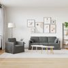 vidaXL Sofa Set 2 pcs Dunkelgrau 198 x 78 x 80 cm Samt 3407596 Bild 3