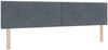 vidaXL Boxspringbett mit Kopfteil Dunkelgrau 200 x 200 cm Samt 3340407 Bild 5